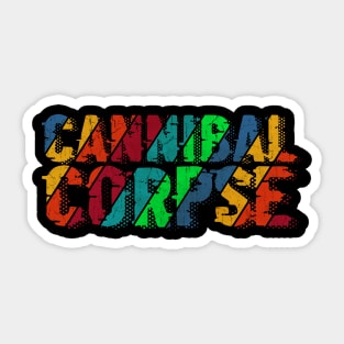 vintage color Cannibal Corpse Sticker